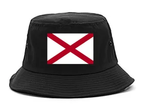 Alabama State Flag AL Chest Mens Bucket Hat