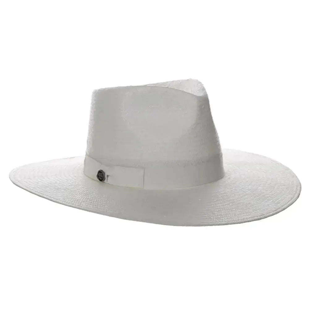 Biltmore Carolina - Wide Brim Toyo Straw Fedora Hat