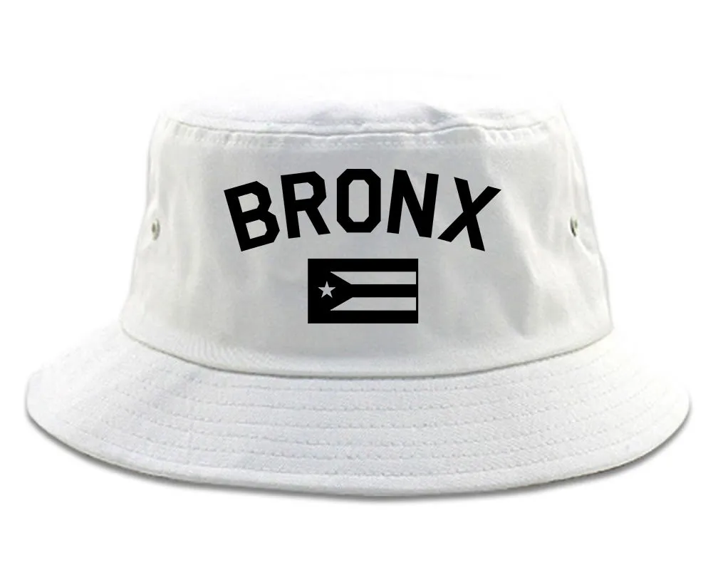 Bronx Puerto Rico Flag Mens Bucket Hat