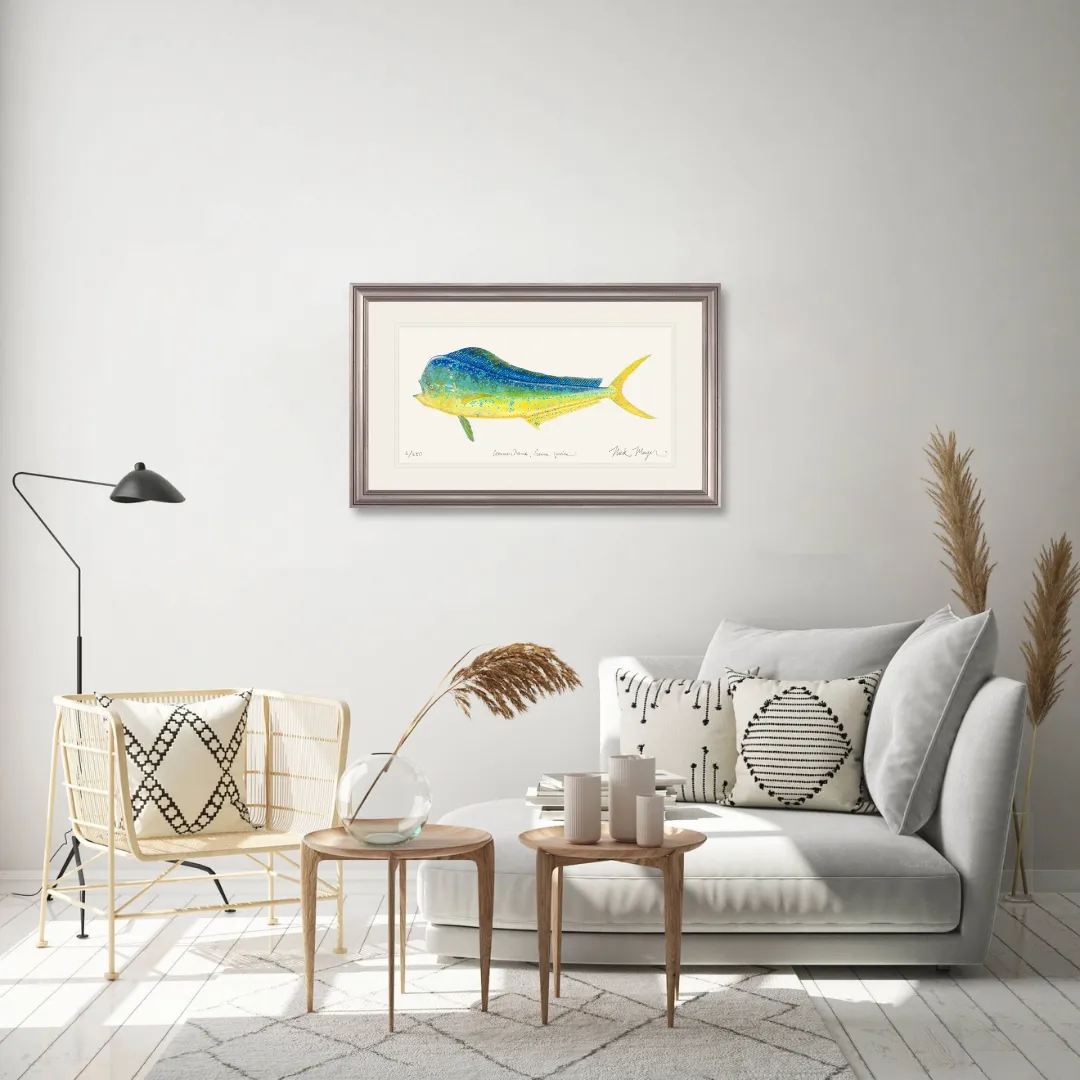 Bull Dorado/ Mahi Print - Best Seller