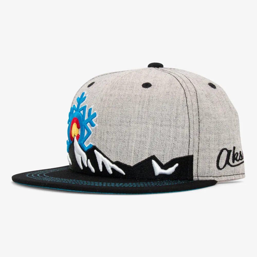 Colorado Snowflake Flatbill Snapback Hat